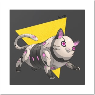 Cyborg Fat Cat Posters and Art